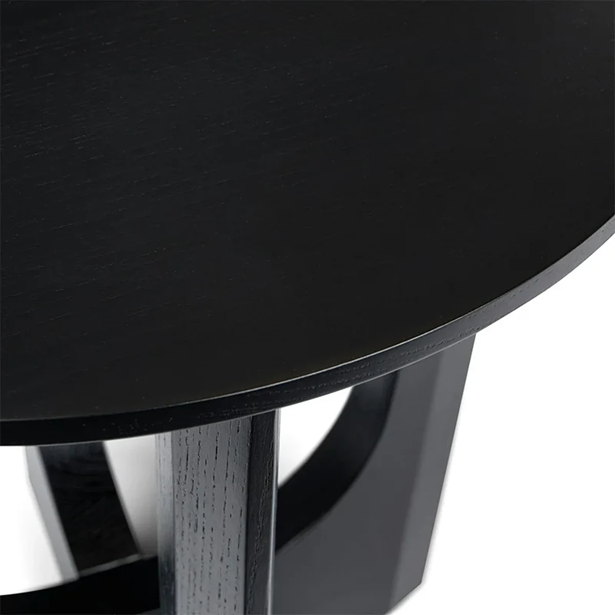 Classic Solid Wood Round Coffee Accent Table