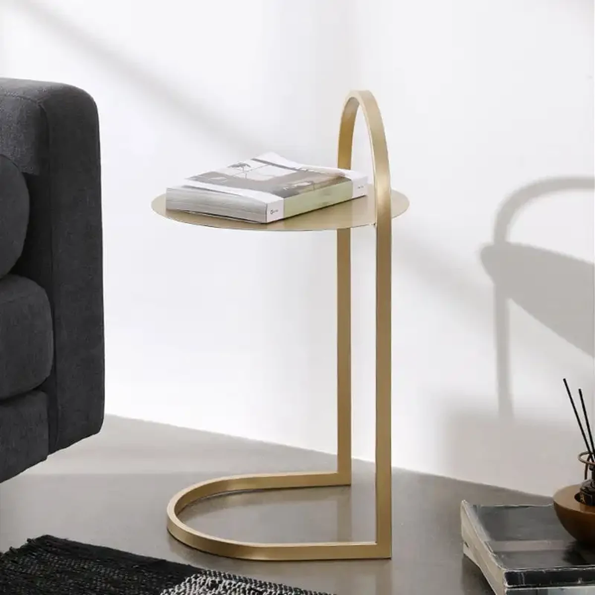 Modern Metal Coffee Side Accent Table