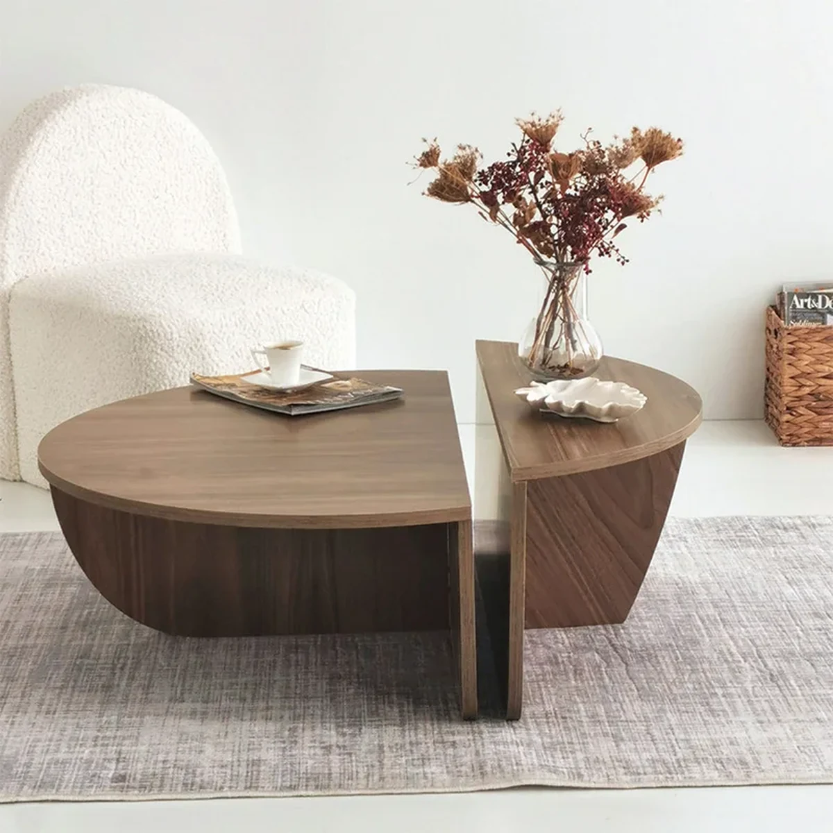 Classic Solid Wood Coffee Accent Table