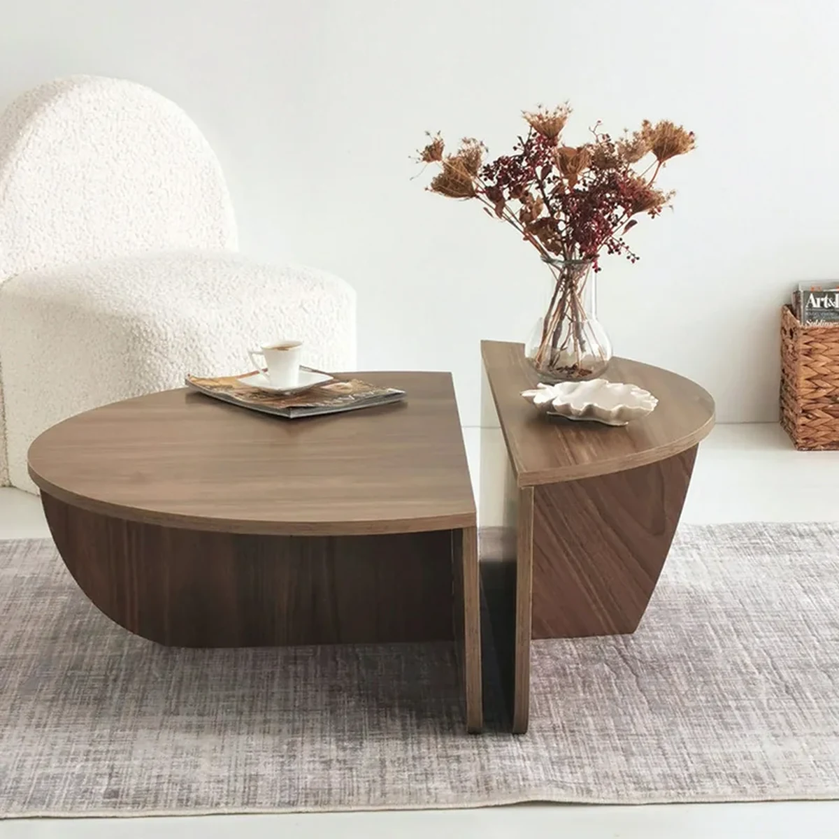 Classic Solid Wood Coffee Accent Table
