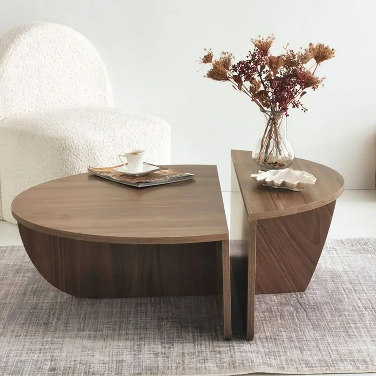 Classic Solid Wood Coffee Accent Table