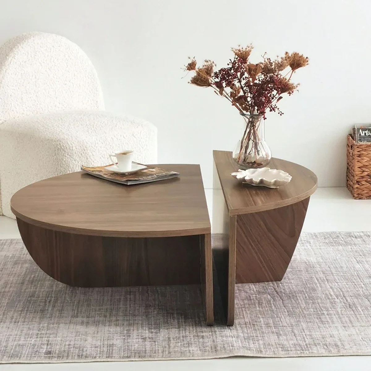 Classic Solid Wood Coffee Accent Table