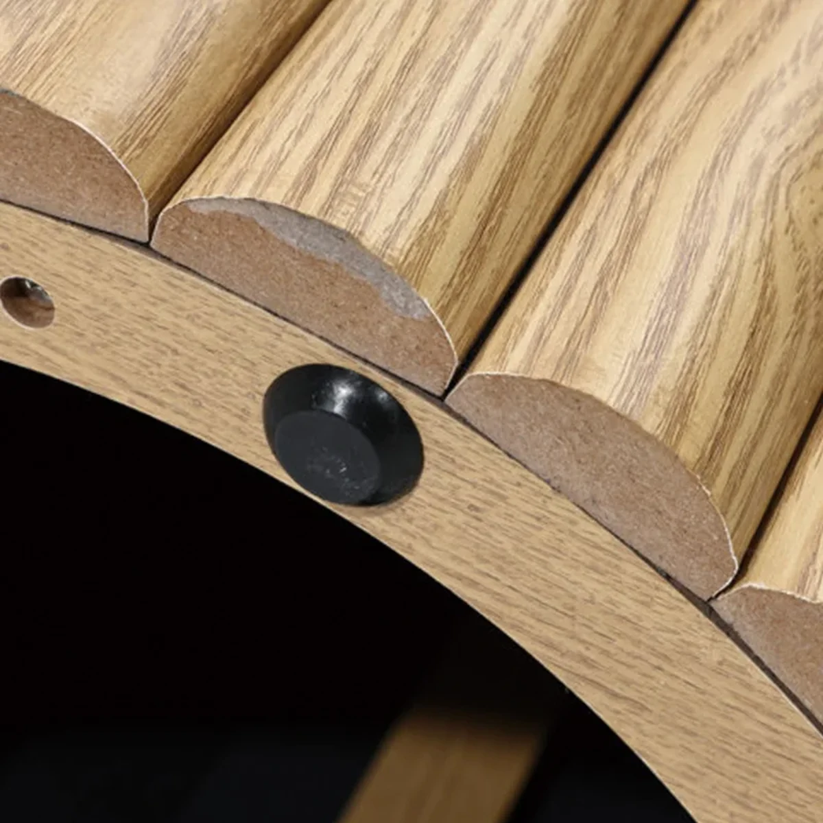 Farmhouse Solid Wood Round Coffee Accent Table