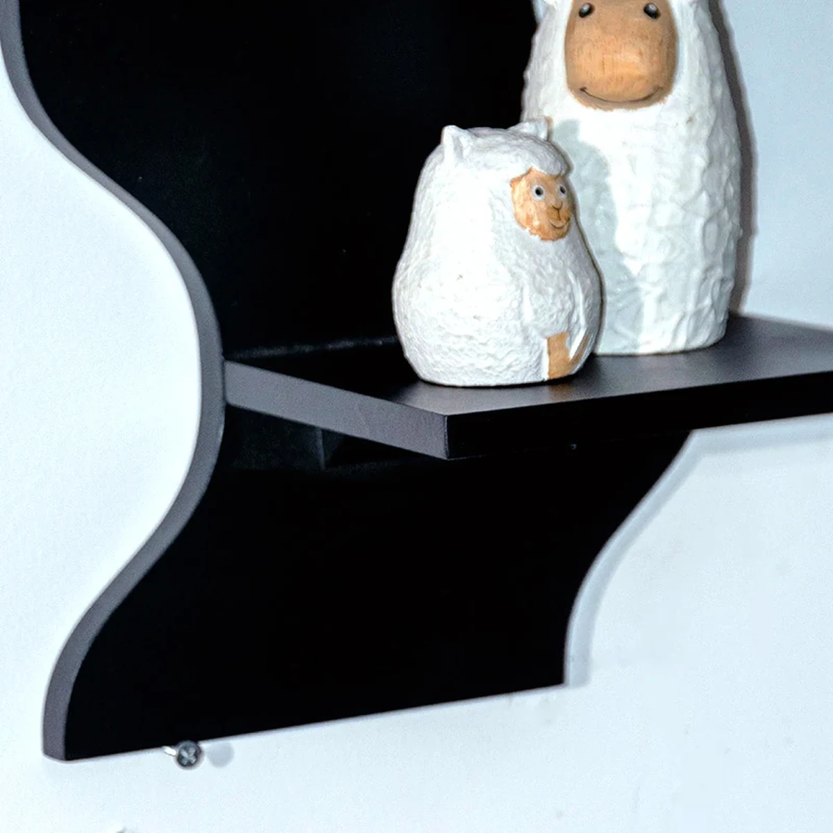 Modern Solid Wood 3-Tier Floating Wall Shelf