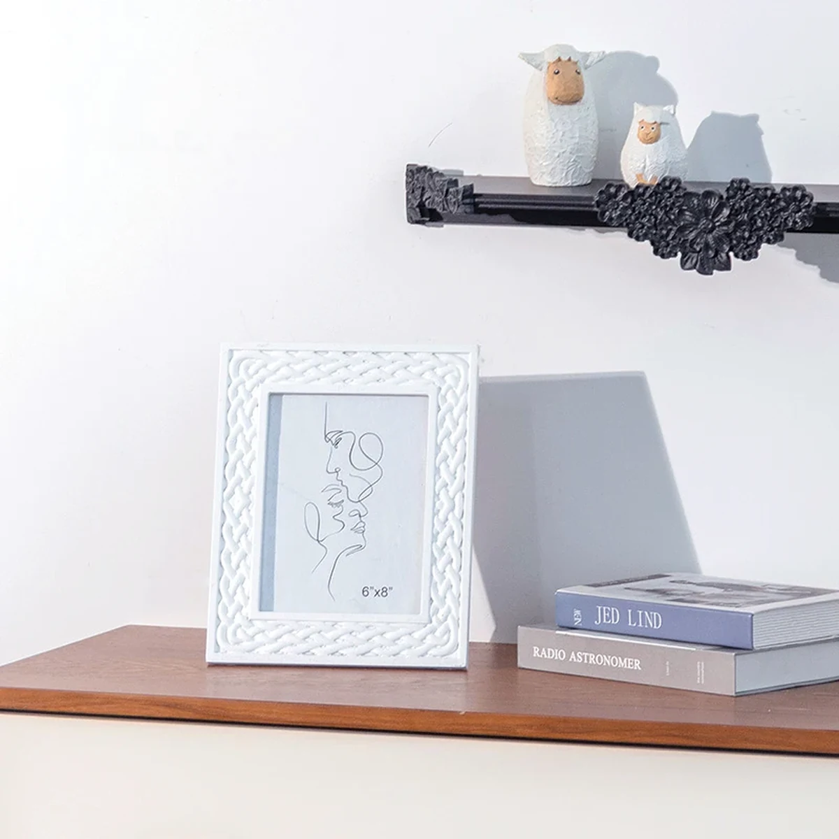 Classic Solid Wood Rectangle Picture Frame