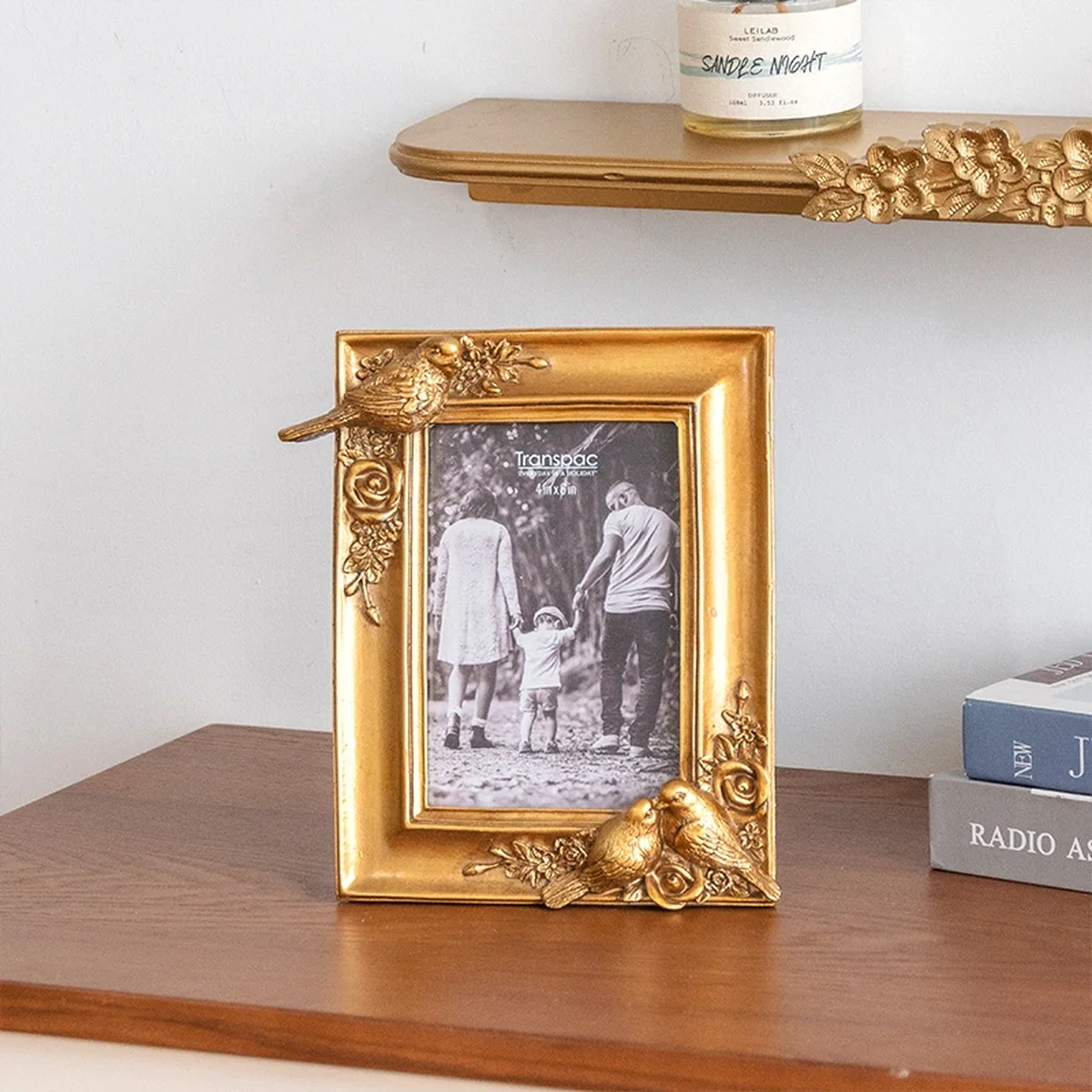Vintage Resin Picture Frame