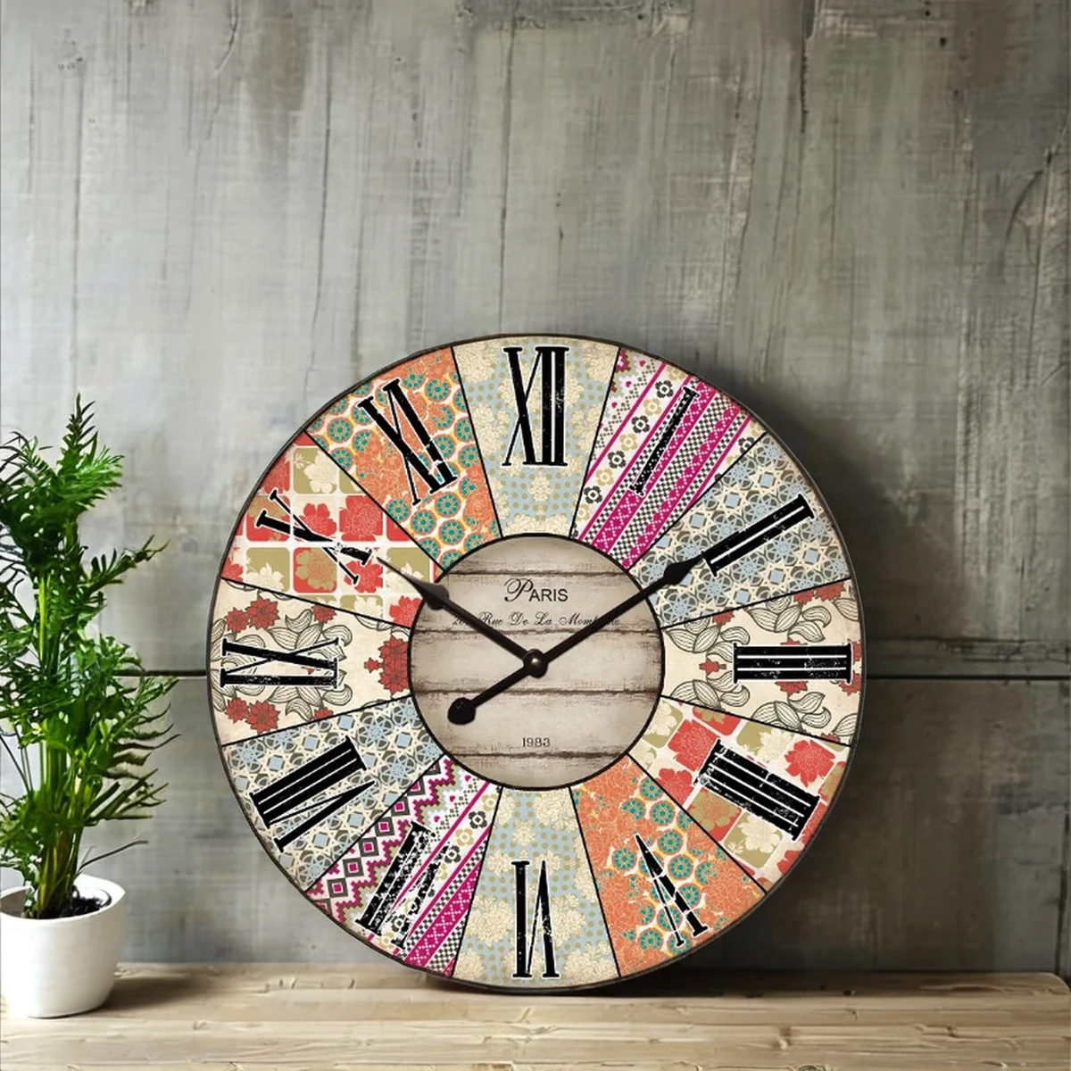Classic Metal Wall Clock