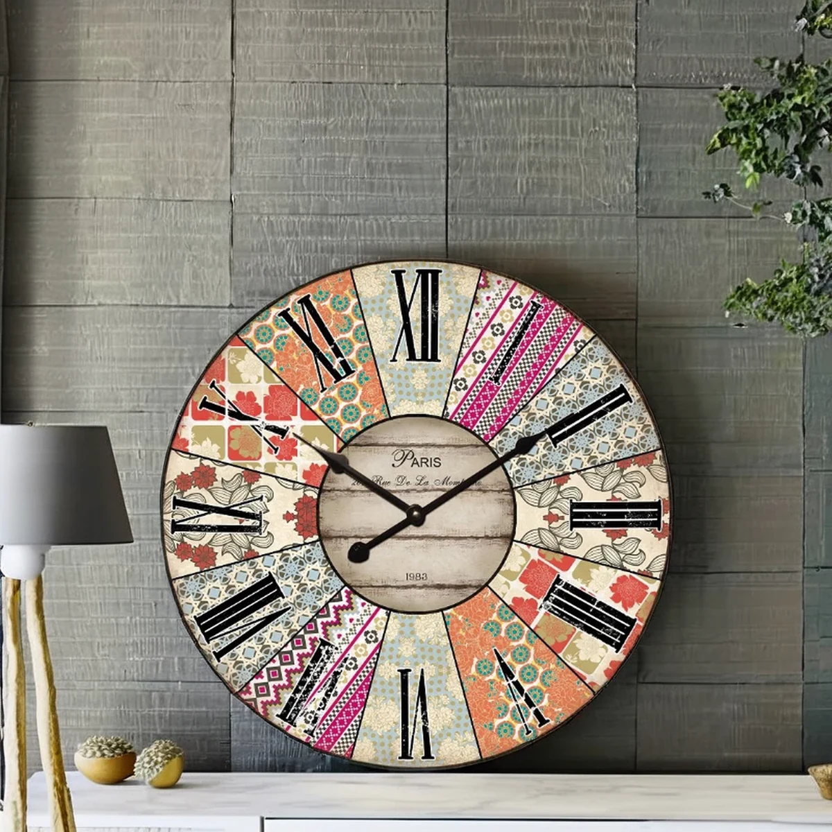 Classic Metal Wall Clock