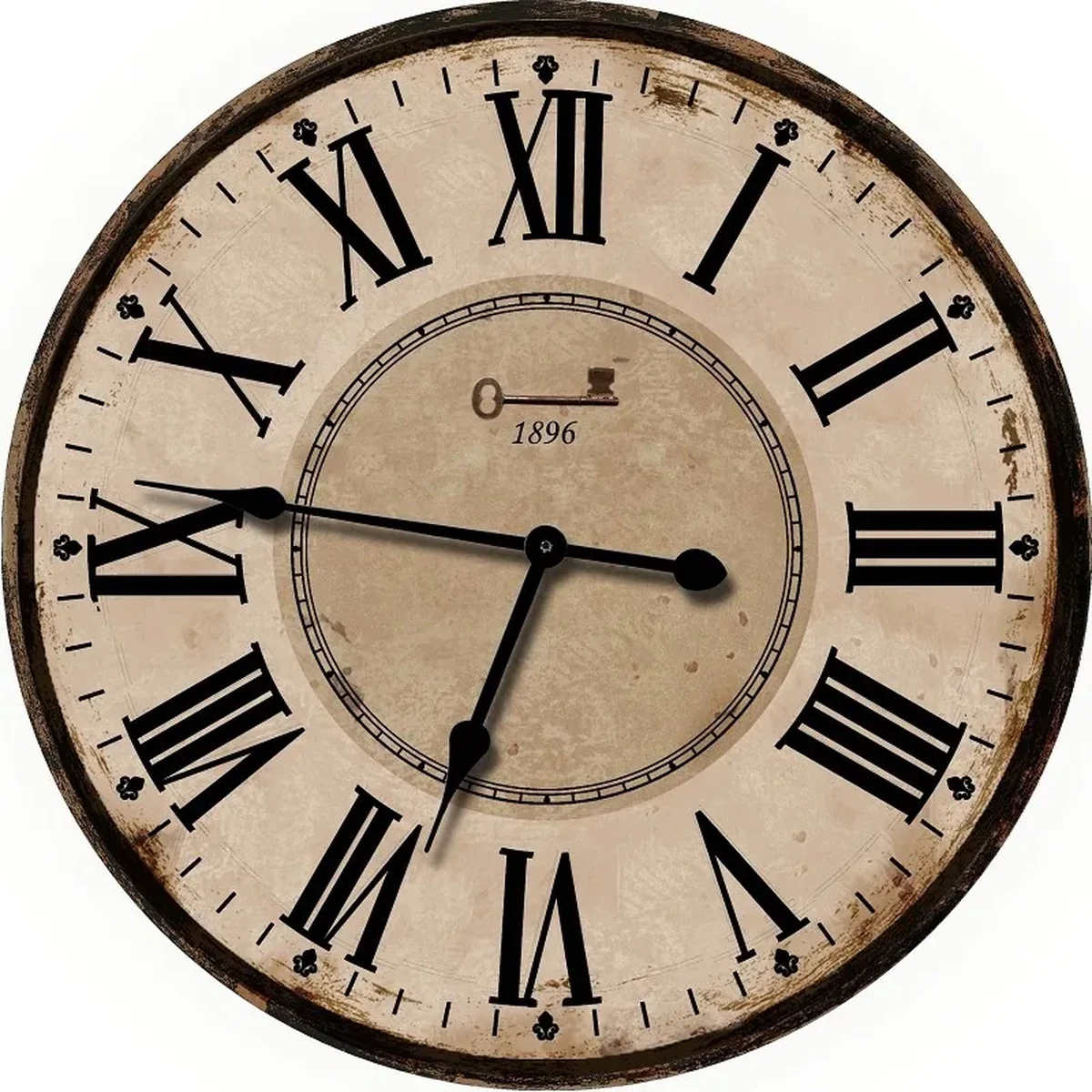 Classic Metal Wall Clock