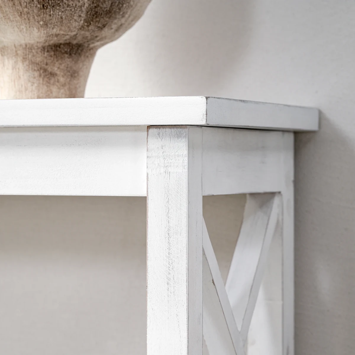 Modern Solid Wood Rectangle Console Accent Table