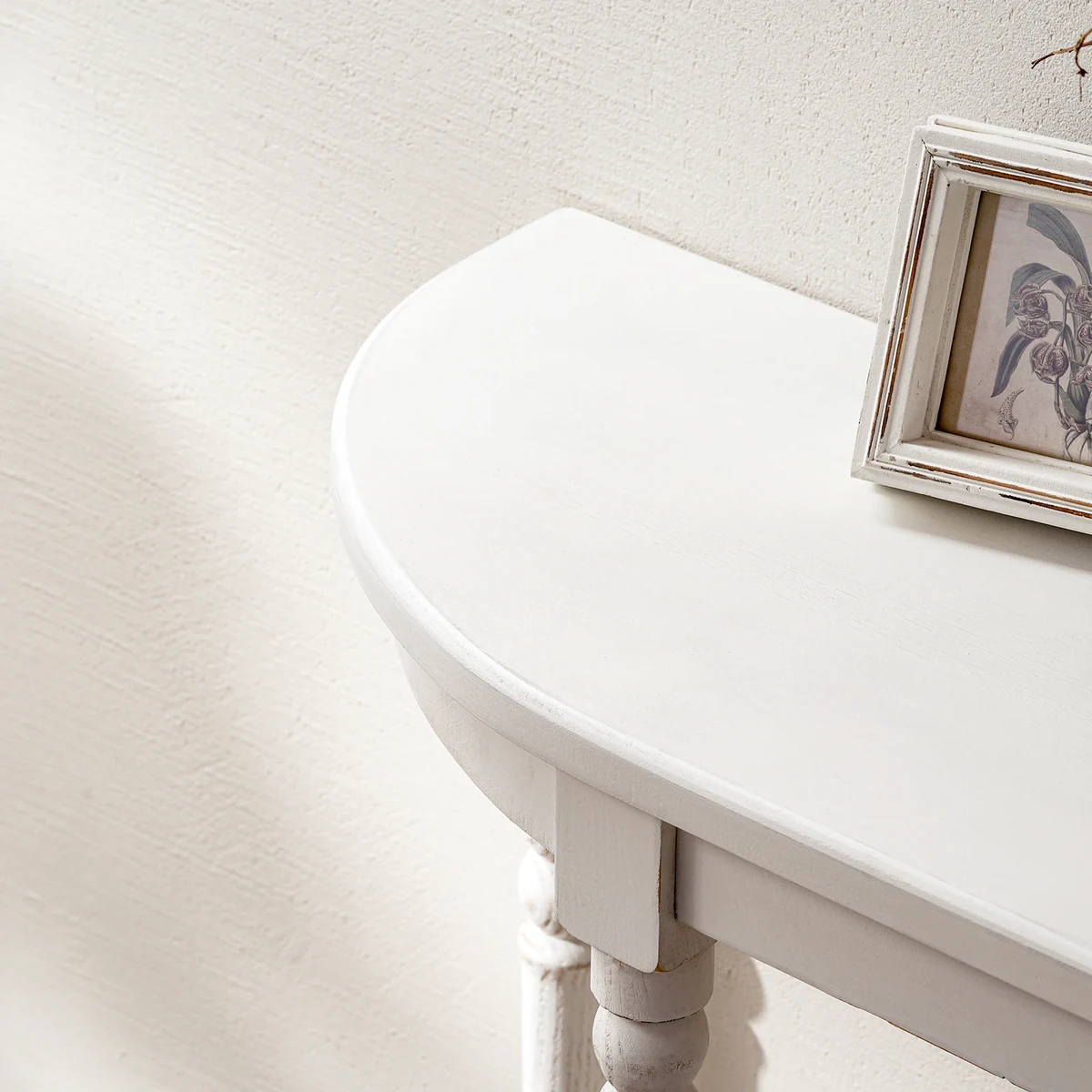Retro Solid Wood Console Accent Table