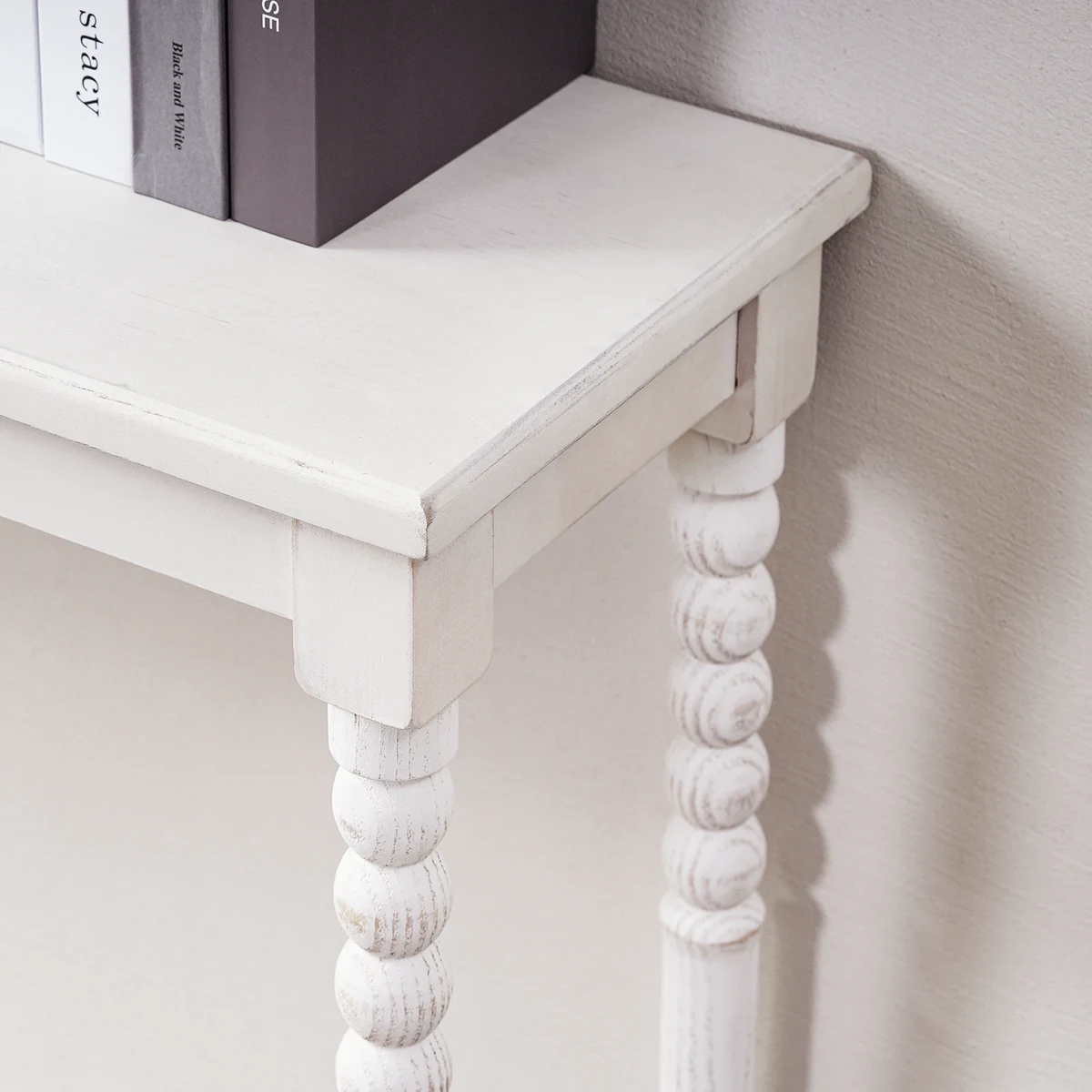 Antique Solid Wood Console Accent Table