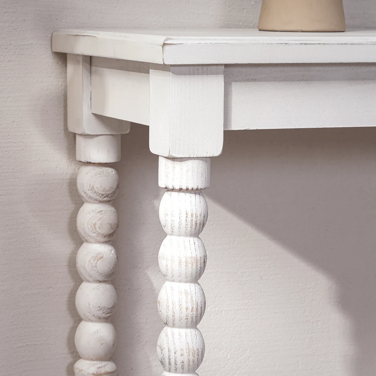 Antique Solid Wood Console Accent Table