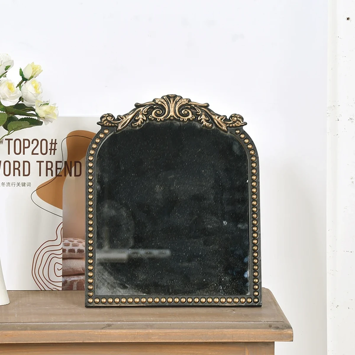 Vintage Resin Wall Mirror