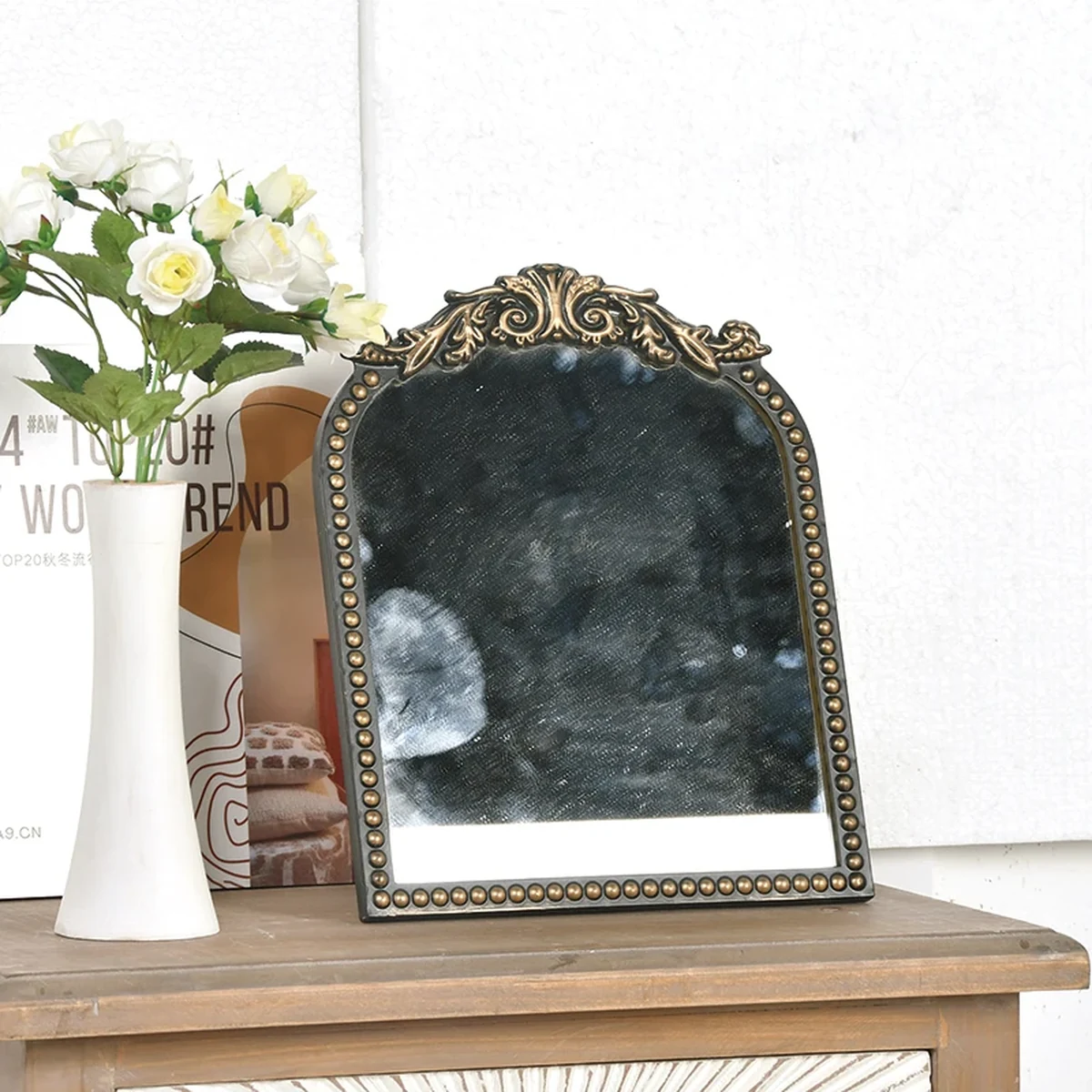 Vintage Resin Wall Mirror