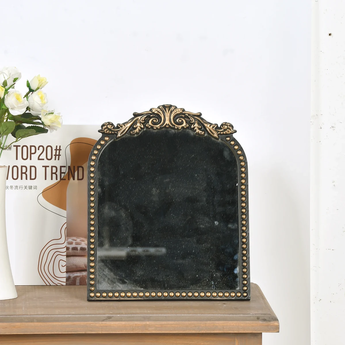 Vintage Resin Wall Mirror