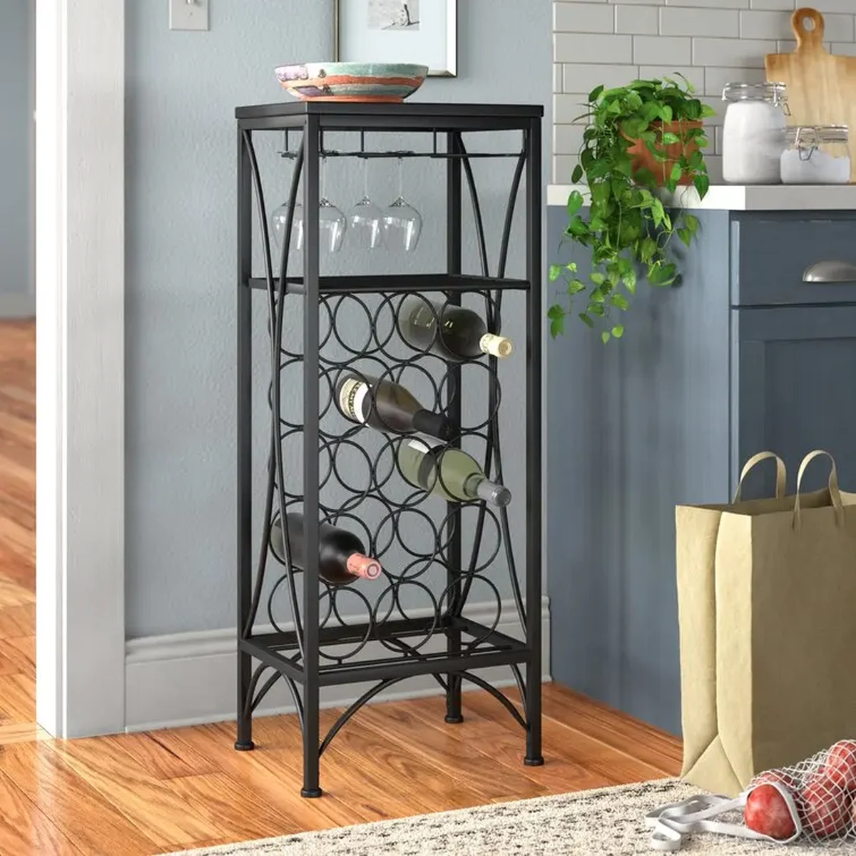 Classic Metal Wine Rack