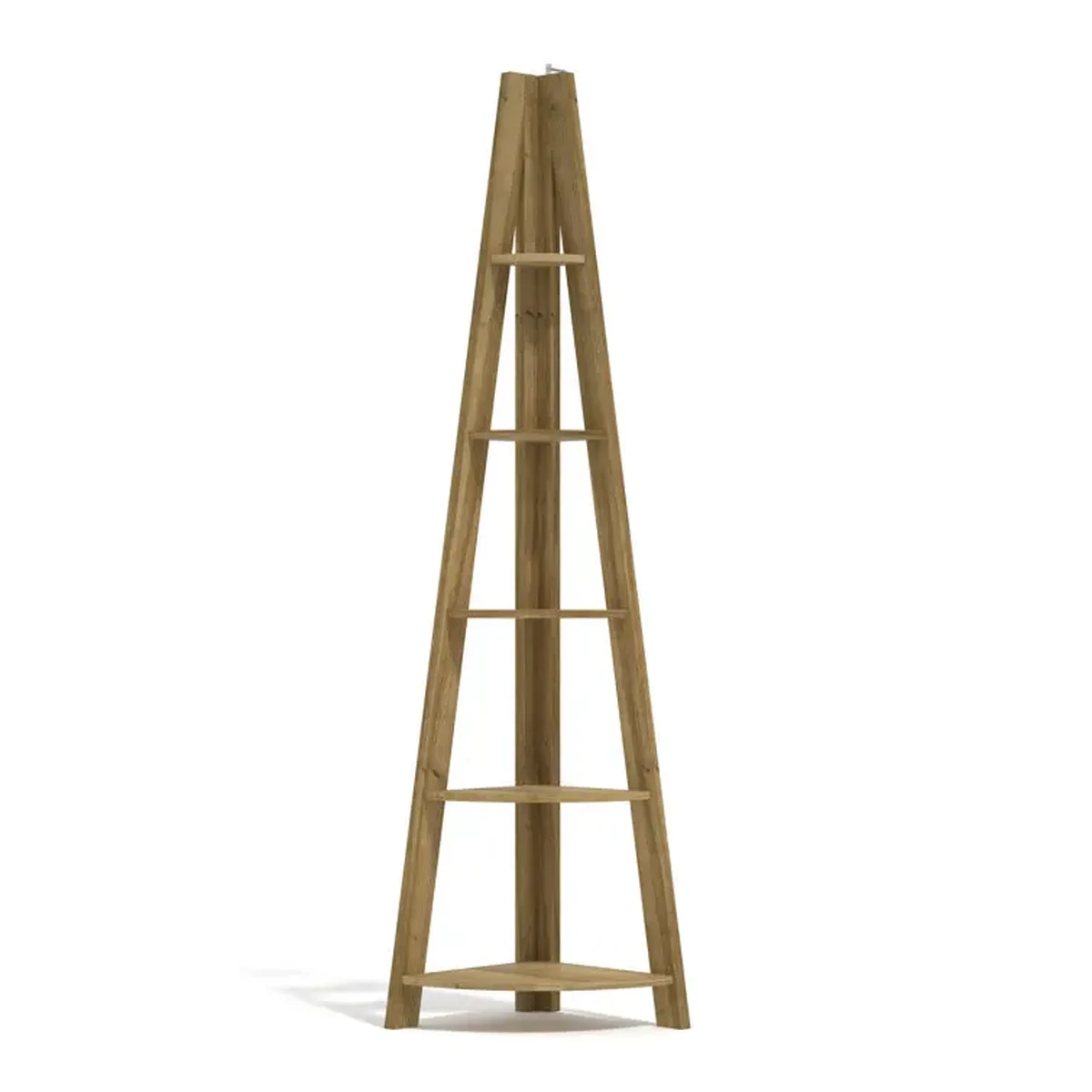 Classic Solid Wood Storage Shelf