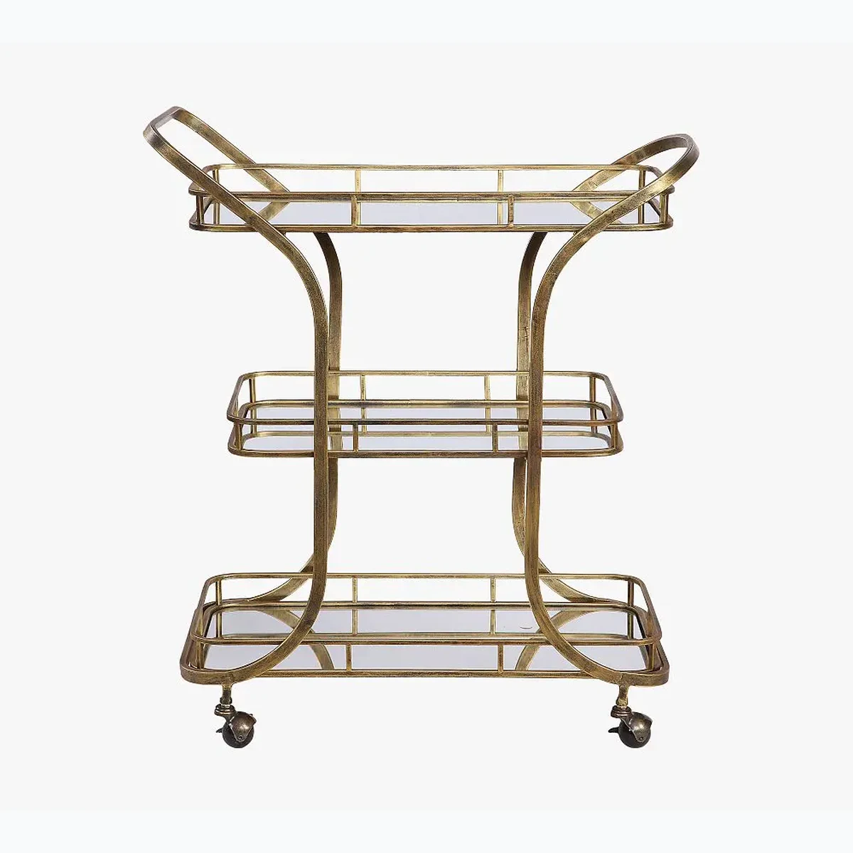 Classic Metal 3-Tier Serving Cart