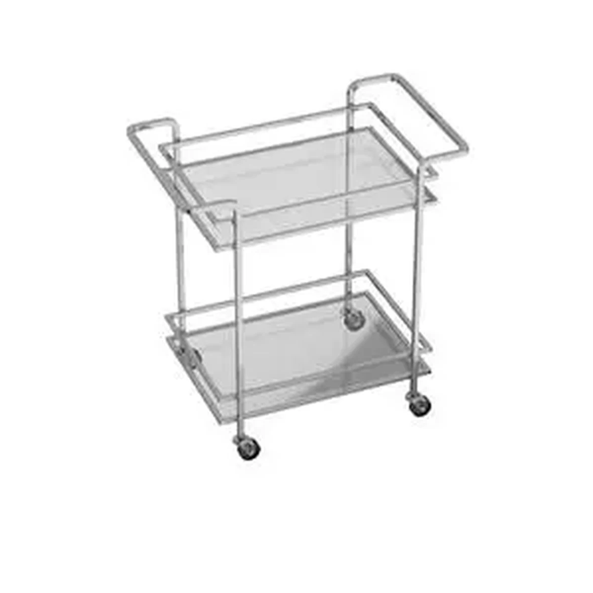 Classic Metal 2-Tier Serving Cart