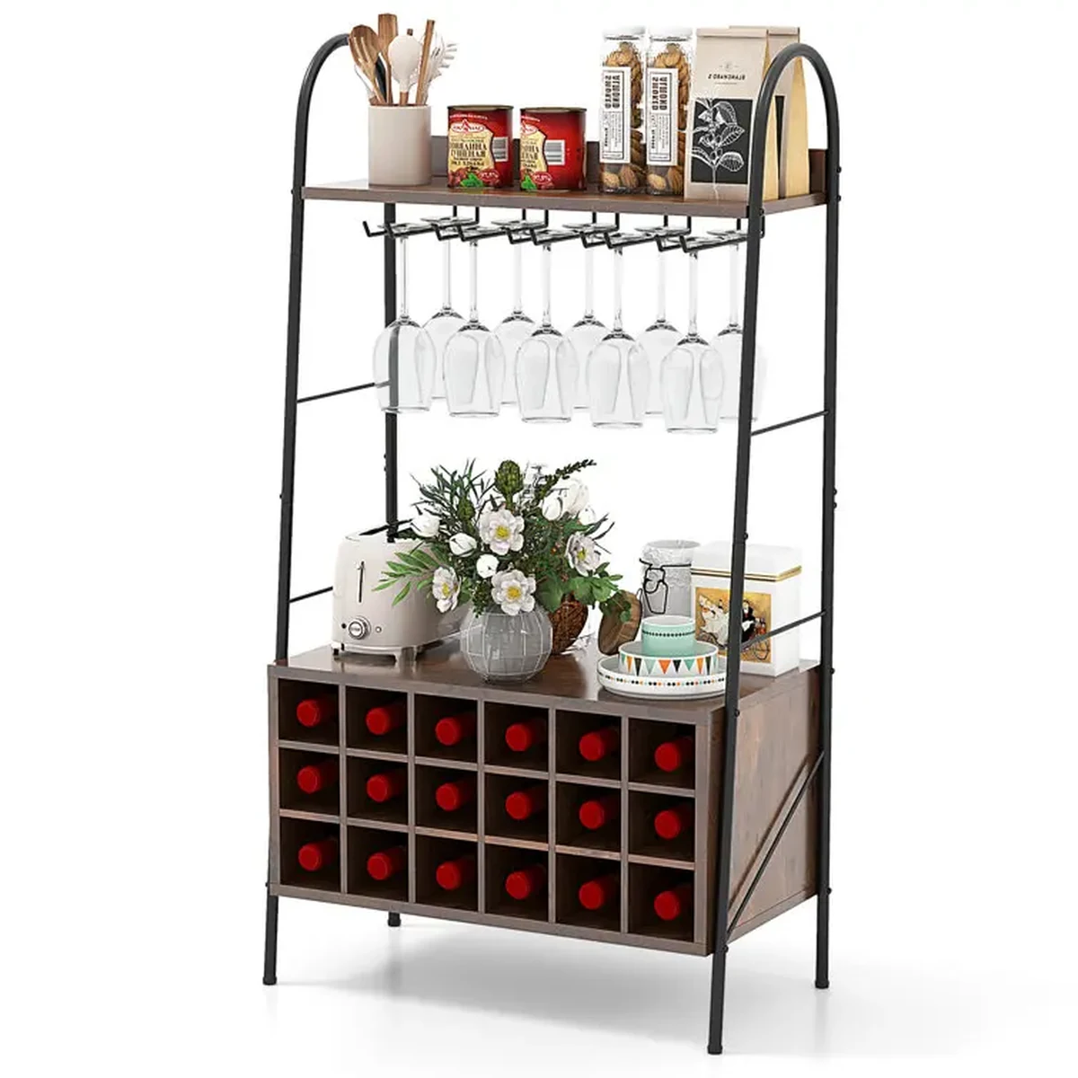Classic Glass Wine Rack