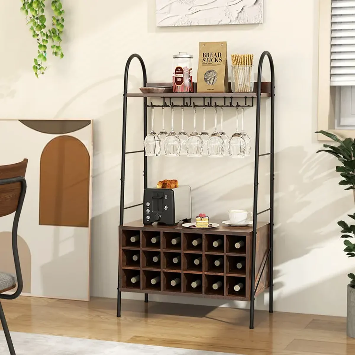Classic Glass Wine Rack