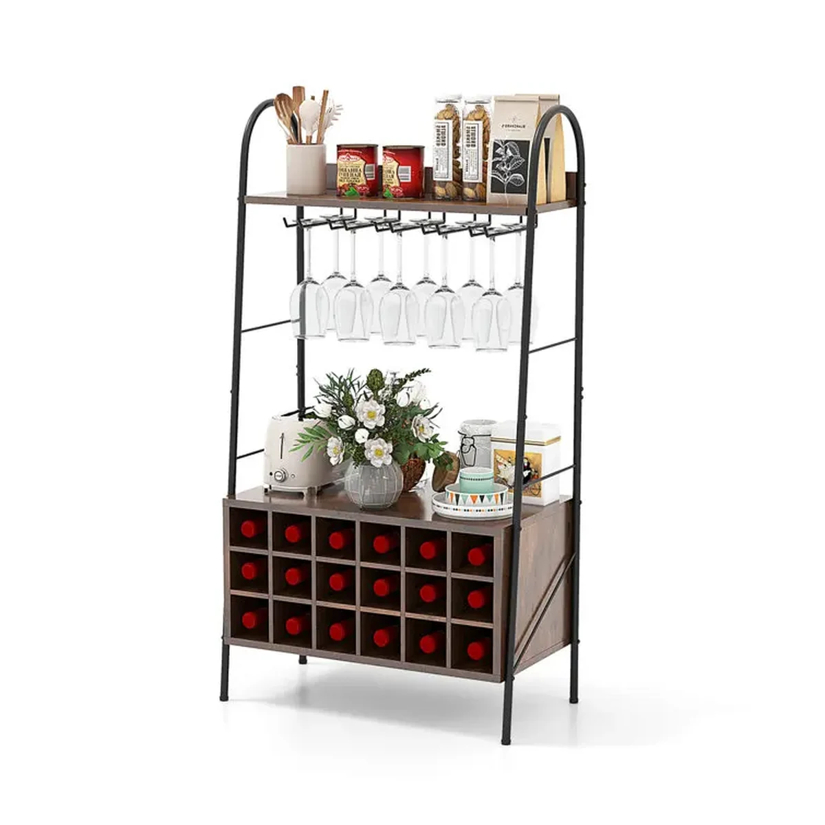Classic Glass Wine Rack