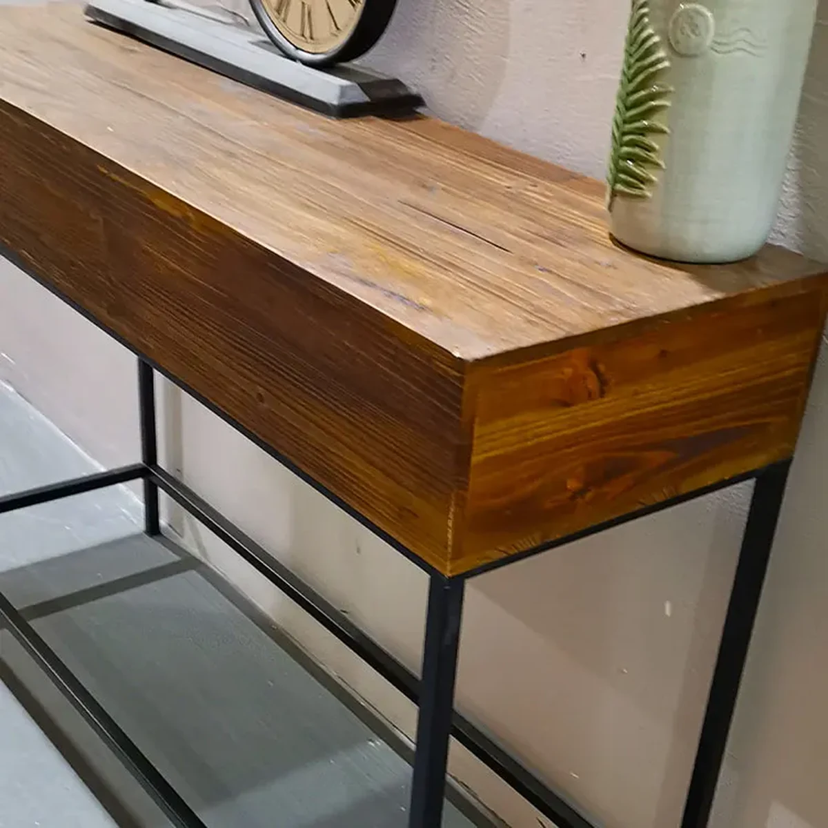 Modern Solid Wood Console Accent Table