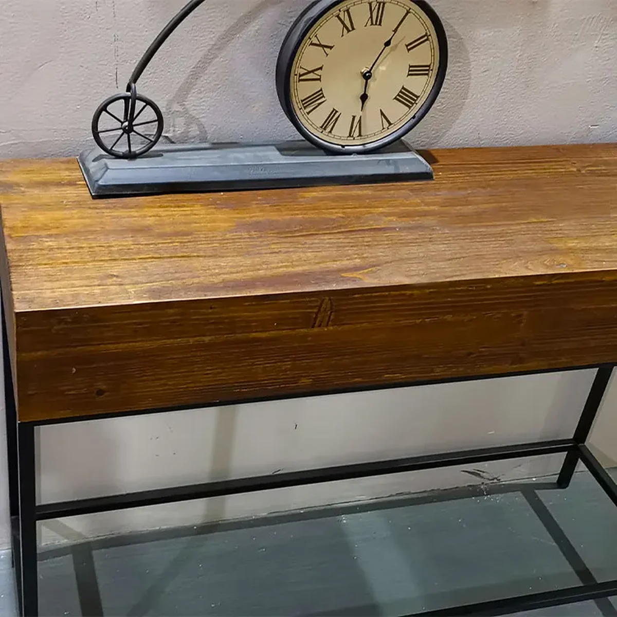 Modern Solid Wood Console Accent Table