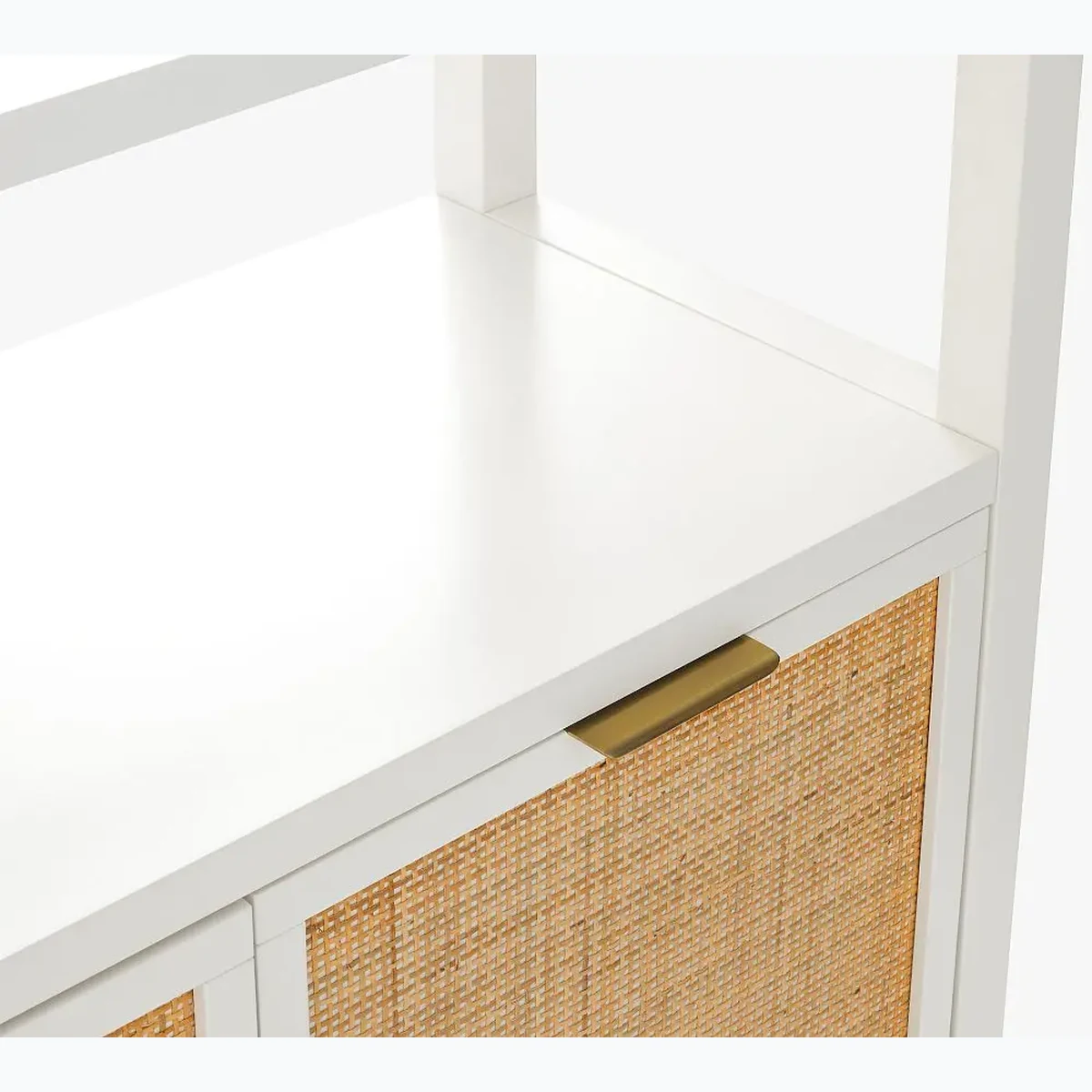 Farmhouse Solid Wood Storage Shelf