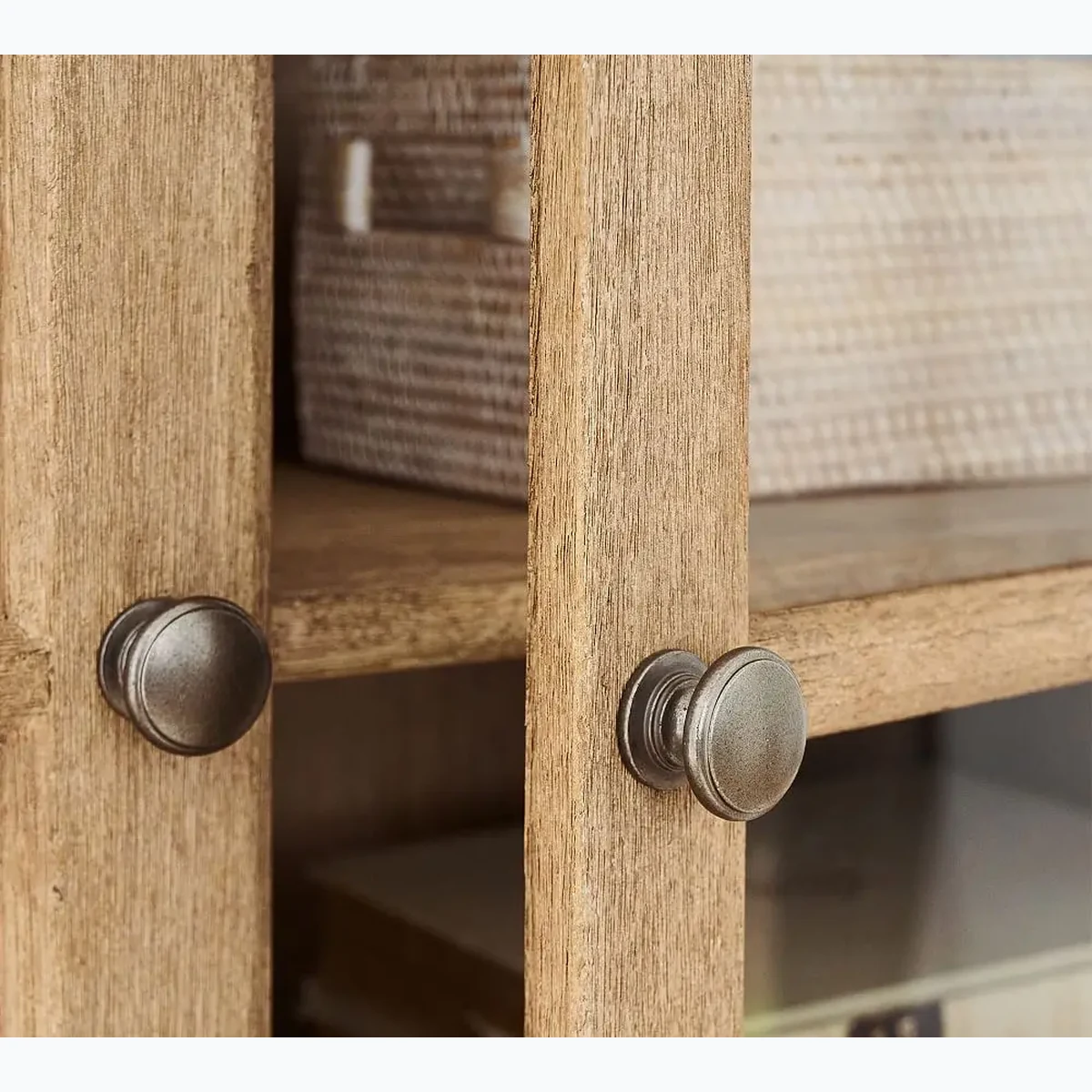 Antique Solid Wood Storage Shelf
