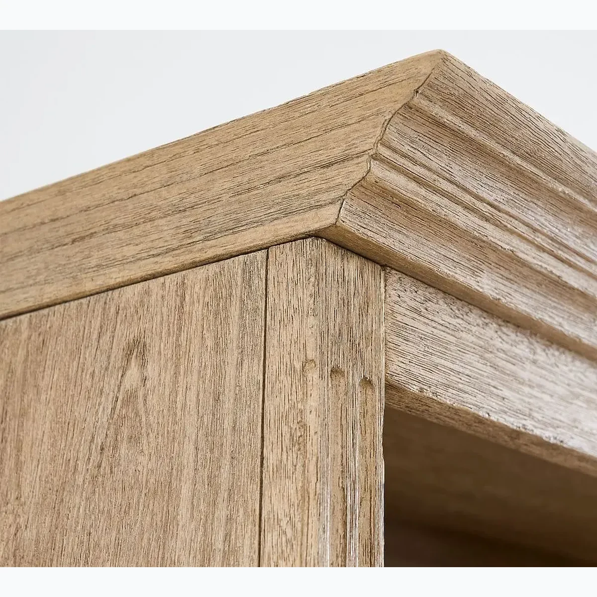 Antique Solid Wood Storage Shelf