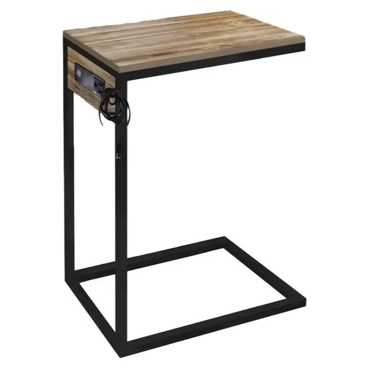 Rustic Metal Coffee Side Accent Table