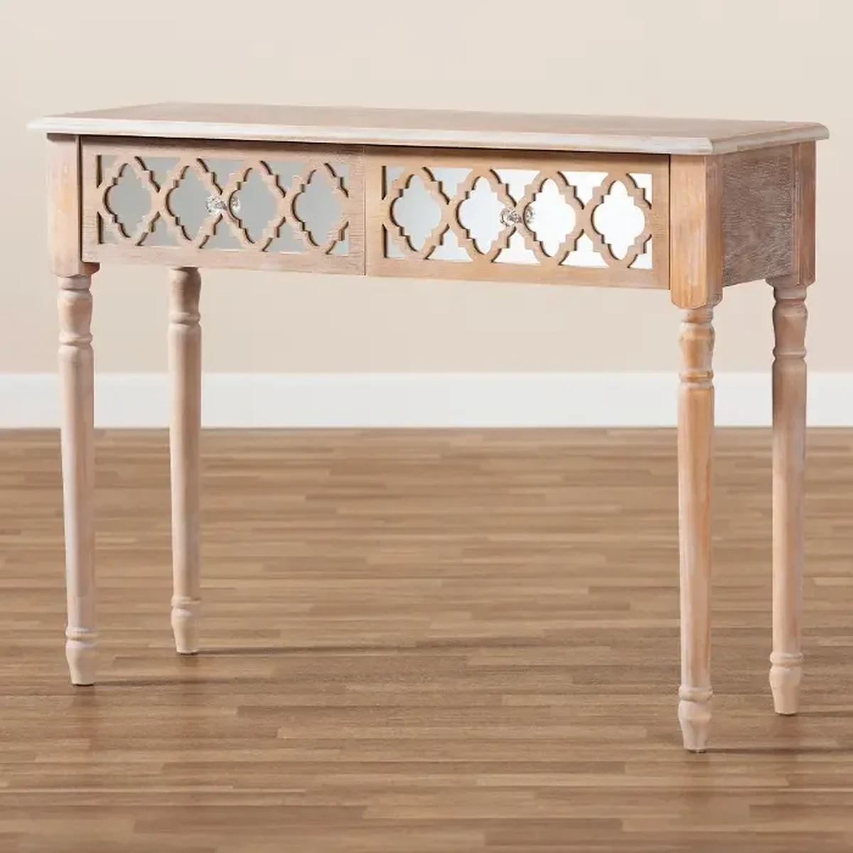 Rustic Solid Wood Console Accent Table