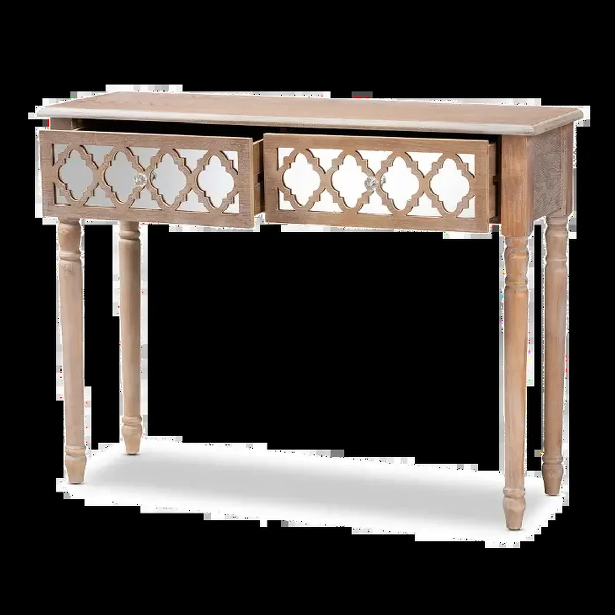 Rustic Solid Wood Console Accent Table