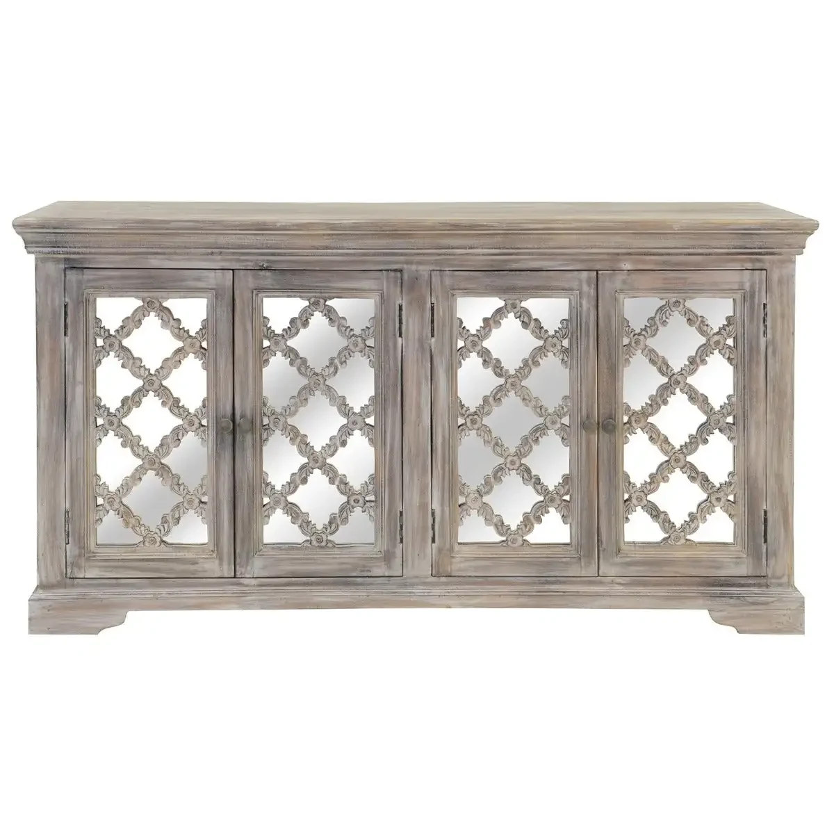 Classic Solid Wood Arched Arch Accent Table