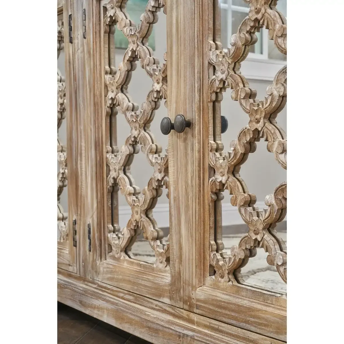 Classic Solid Wood Arched Arch Accent Table