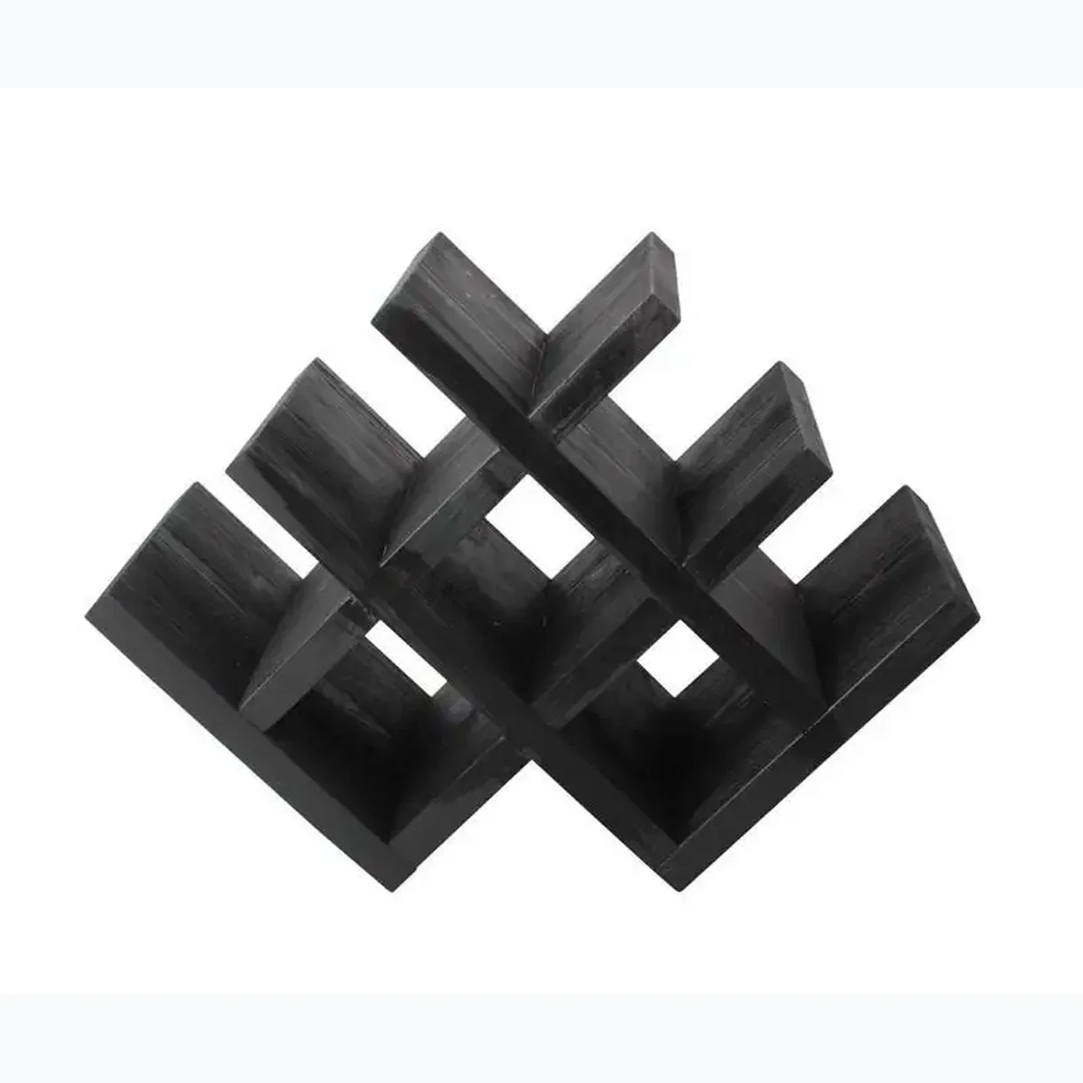 Rustic Solid Wood Wine Rack