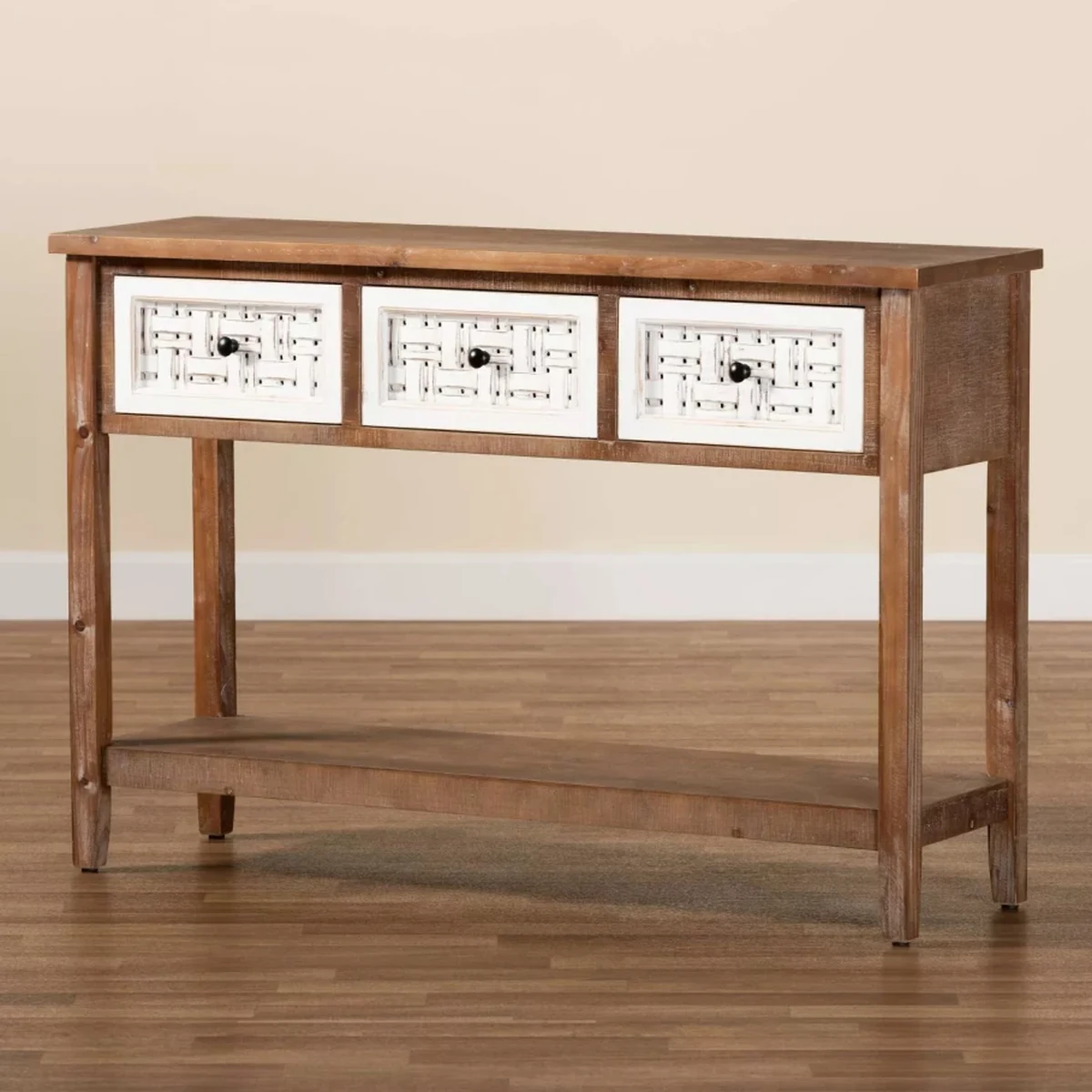 Classic Solid Wood Console Accent Table