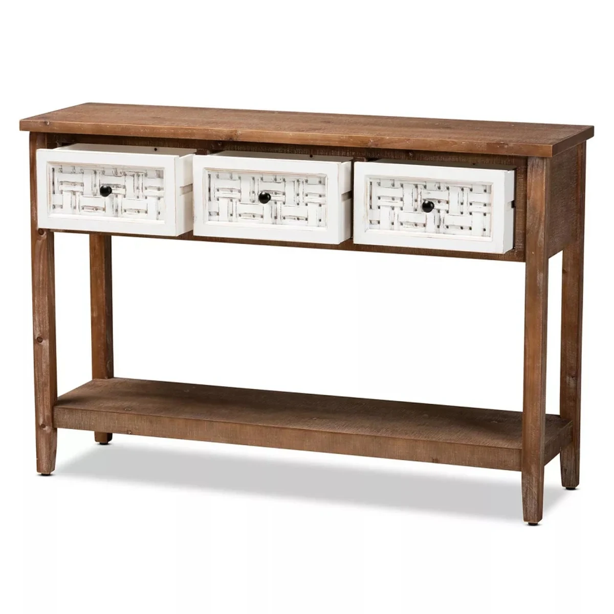 Classic Solid Wood Console Accent Table
