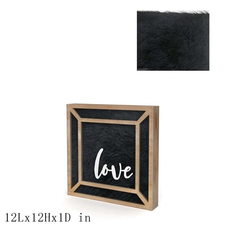 Customizable Diy Wooden box for tabletop decoration