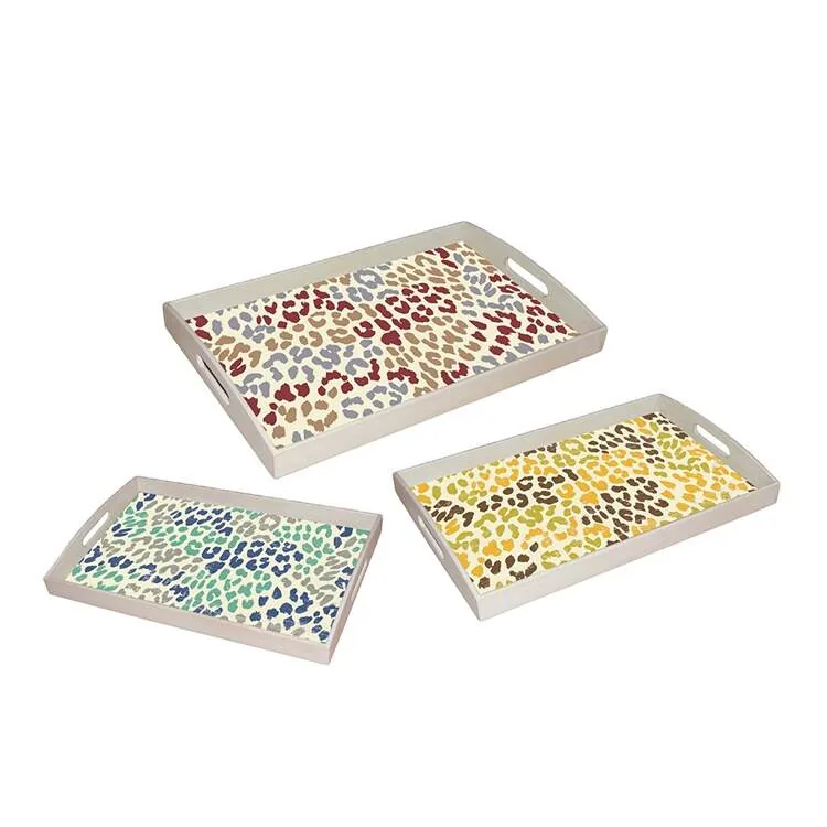 wooden serving tray for food